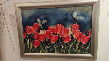 Wernisaż wystawy wiosennej w Wiślańskim Centrum Kultury